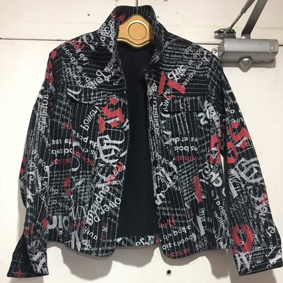 VINTAGE CINNAMON SEA COLLECTION PRINT JACKETS SIZE 10 - Picture 5 of 8